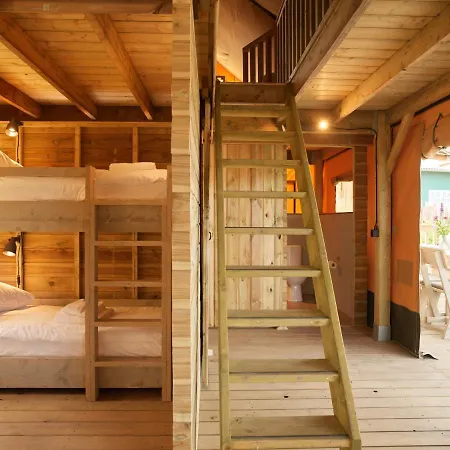 Luxe tent Dutchen Erfgoedpark De Hoop Glamping Uitgeest